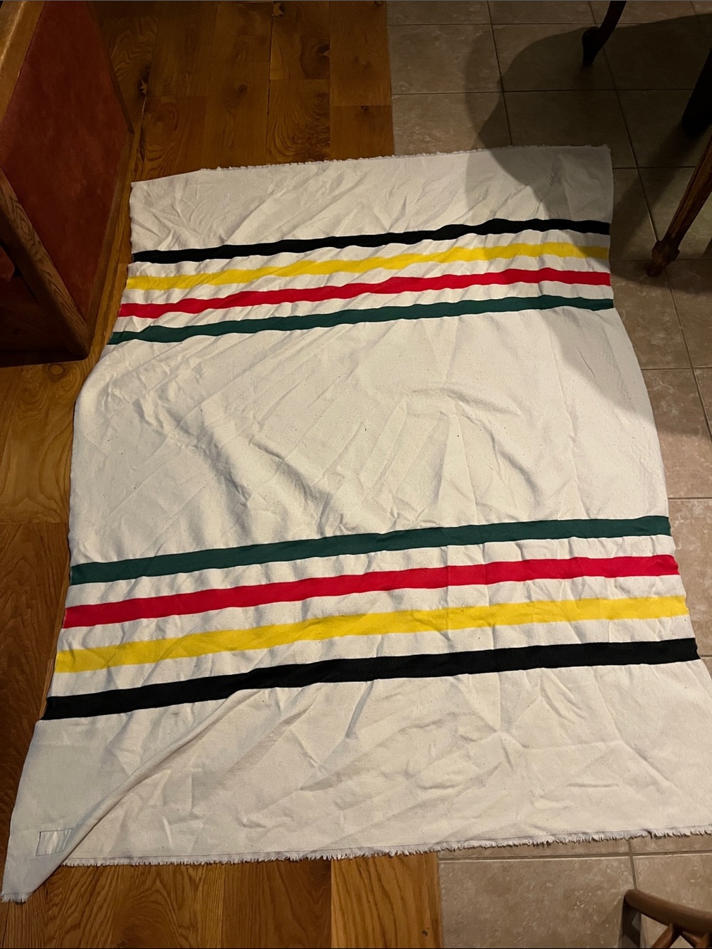 Pendleton Glacier stripe blanket